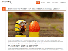 Tablet Screenshot of miriam-wimmer.de